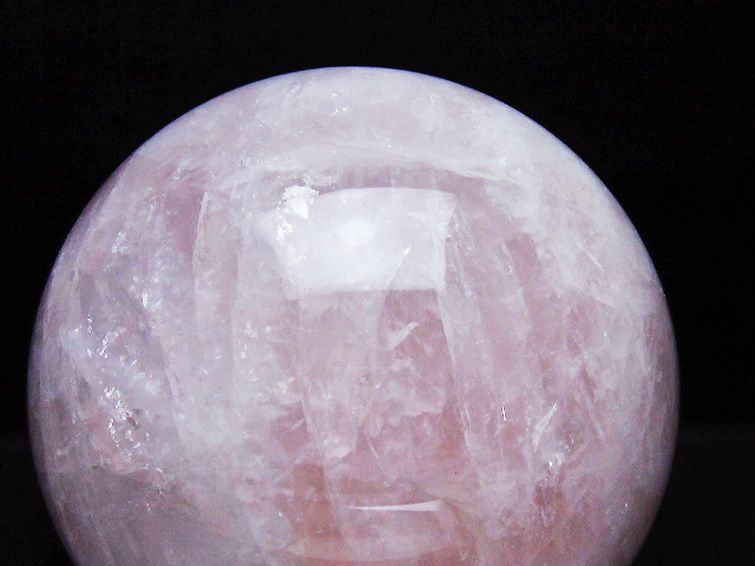 5Kg ローズクォーツ 丸玉 160mm [t456-15203] 2枚目