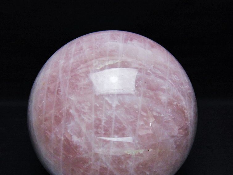 1.6Kg ローズクォーツ 丸玉 110mm [T456-15234] 2枚目