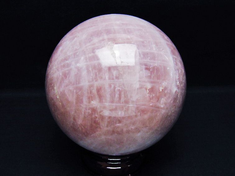 1.6Kg ローズクォーツ 丸玉 110mm [T456-15234] 3枚目