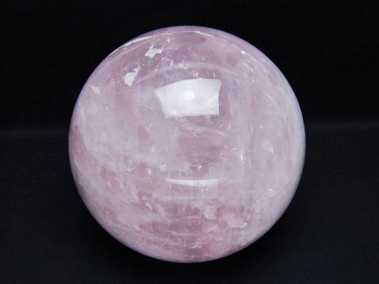 2.1Kg ローズクォーツ 丸玉 120mm [T456-15243] 1枚目