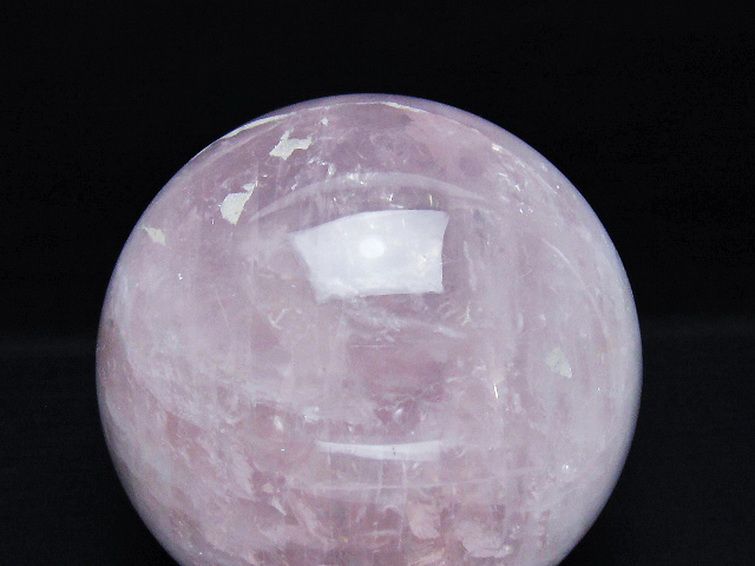 2.1Kg ローズクォーツ 丸玉 120mm [T456-15243] 2枚目