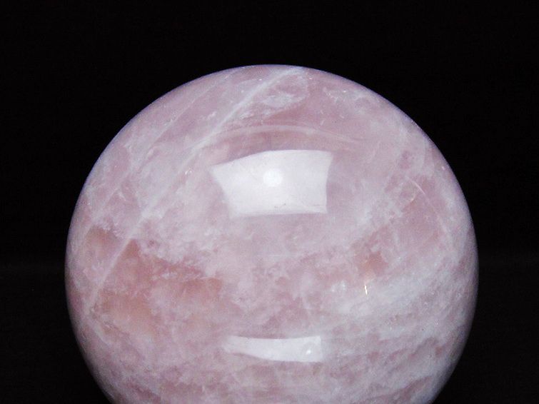 2.7Kg ローズクォーツ 丸玉 127mm [t456-15252] 2枚目