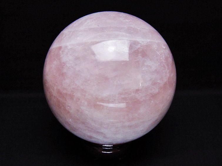 2.7Kg ローズクォーツ 丸玉 127mm [t456-15252] 3枚目