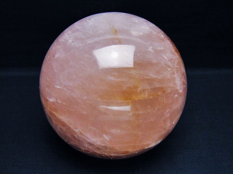1.9Kg ローズクォーツ 丸玉 115mm [T456-15261] 1枚目