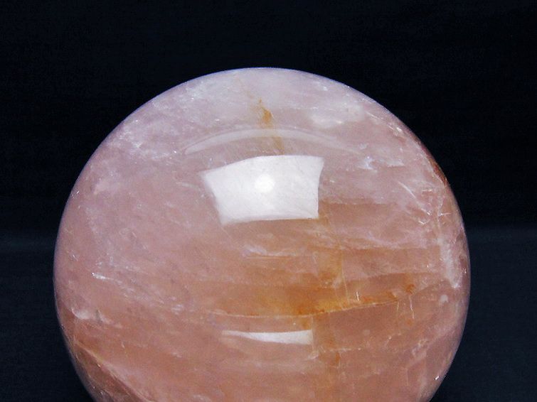 1.9Kg ローズクォーツ 丸玉 115mm [T456-15261] 2枚目