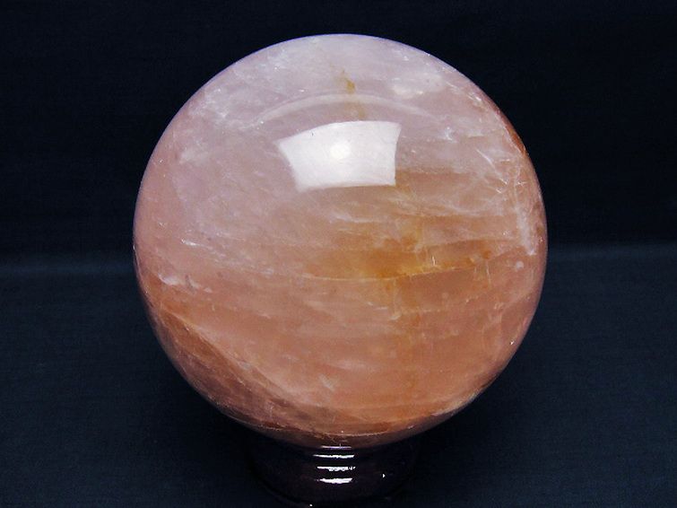 1.9Kg ローズクォーツ 丸玉 115mm [T456-15261] 3枚目