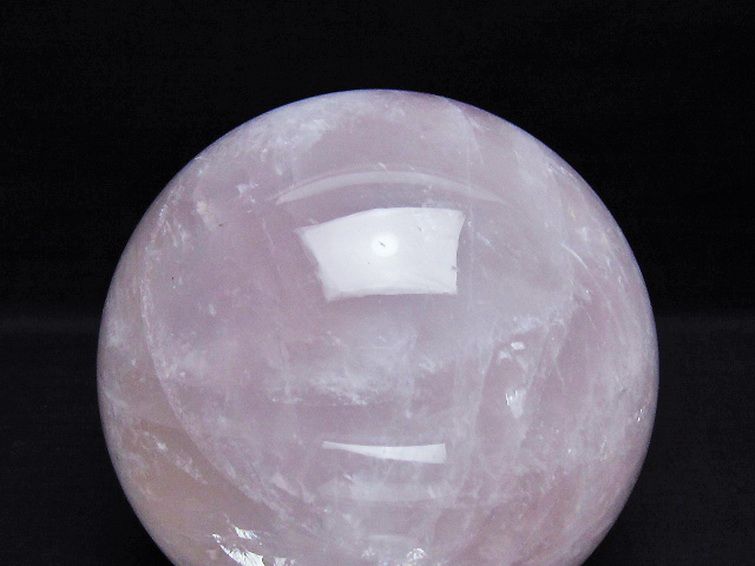 2Kg ローズクォーツ 丸玉 115mm [T456-15262] 2枚目