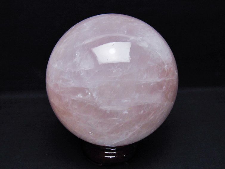 2Kg ローズクォーツ 丸玉 115mm [T456-15262] 3枚目