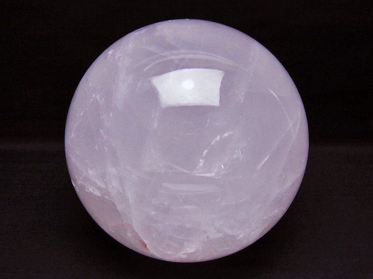 3.1Kg ローズクォーツ 丸玉 135mm [T456-15272] 1枚目