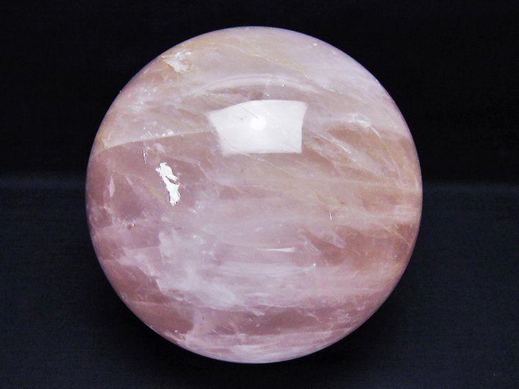 3Kg ローズクォーツ 丸玉 133mm [T456-15273] 1枚目