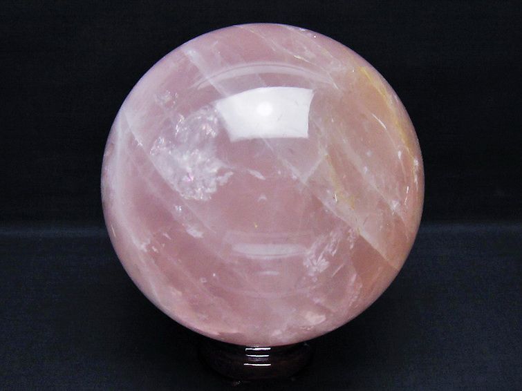 3Kg ローズクォーツ 丸玉 133mm [T456-15273] 3枚目