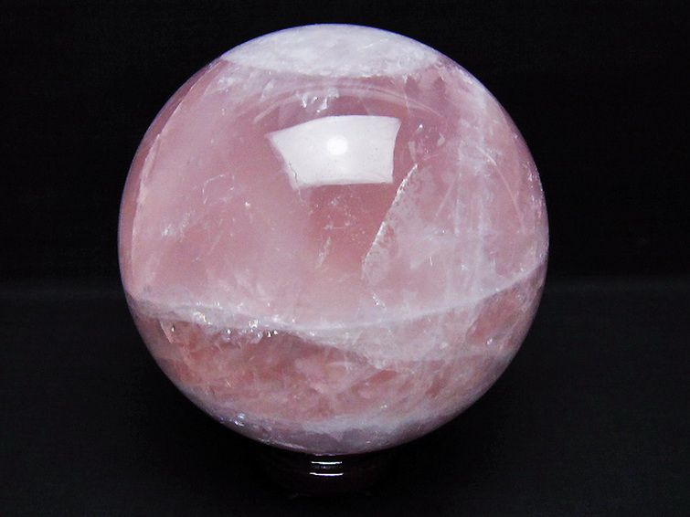 3.1Kg ローズクォーツ 丸玉 133mm [t456-15274] 3枚目