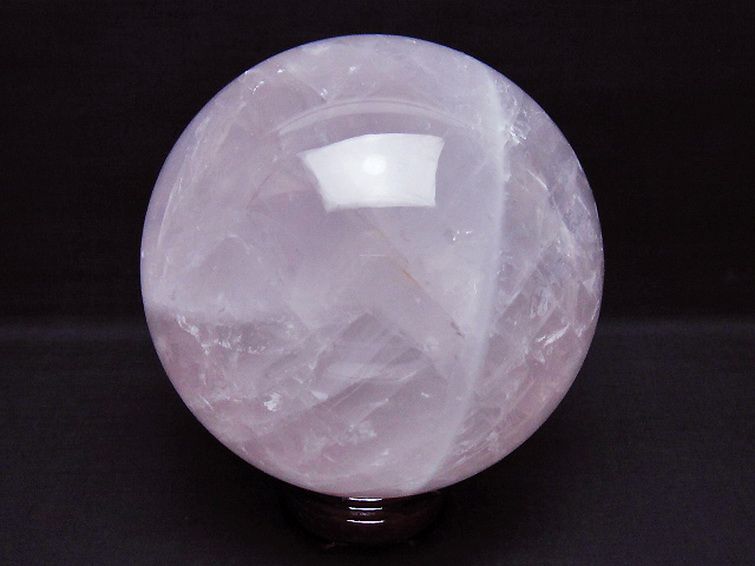 2.9Kg ローズクォーツ 丸玉 130mm [T456-15277] 3枚目