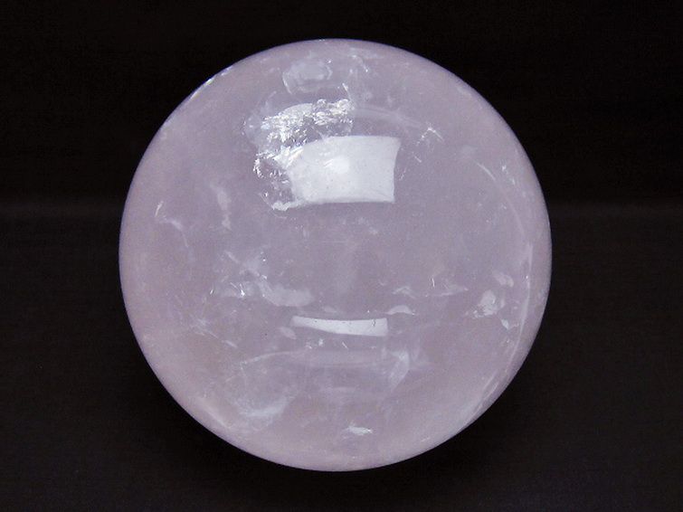 2Kg ローズクォーツ 丸玉 115mm [T456-15280] 1枚目