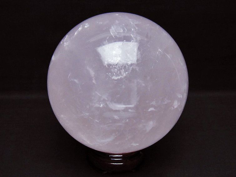 2Kg ローズクォーツ 丸玉 115mm [T456-15280] 3枚目