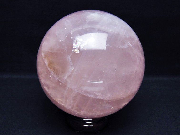 2.1Kg ローズクォーツ 丸玉 120mm [T456-15281] 3枚目