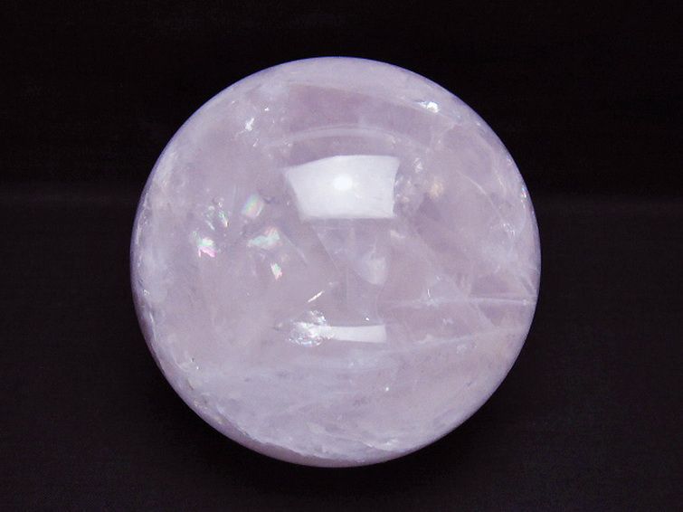 1.7Kg ローズクォーツ 丸玉 110mm [T456-15286] 1枚目