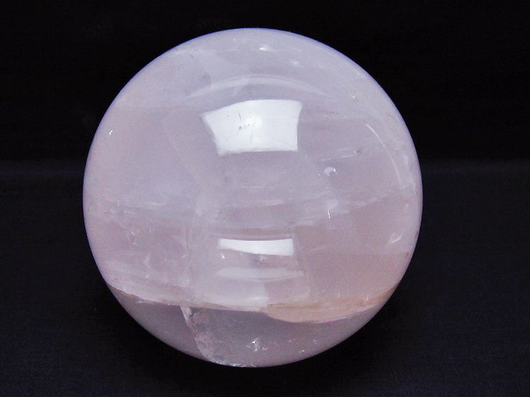 1.7Kg ローズクォーツ 丸玉 113mm [T456-15287] 1枚目