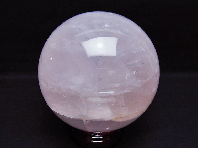 1.7Kg ローズクォーツ 丸玉 113mm [T456-15287] 3枚目