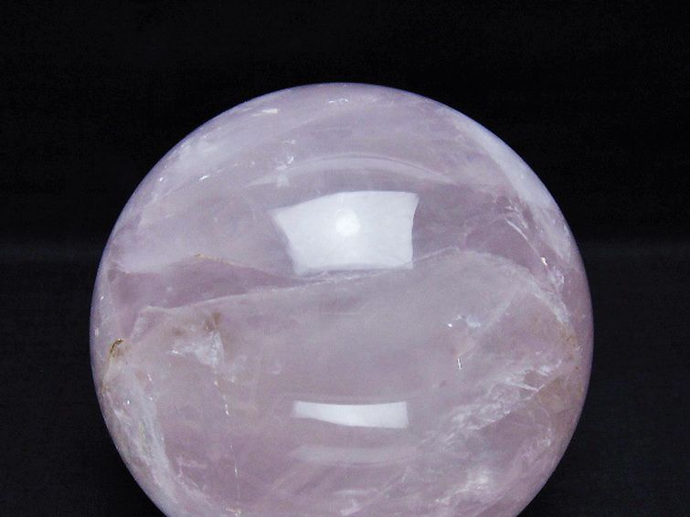 1.6Kg ローズクォーツ 丸玉 110mm [t456-15289] 2枚目