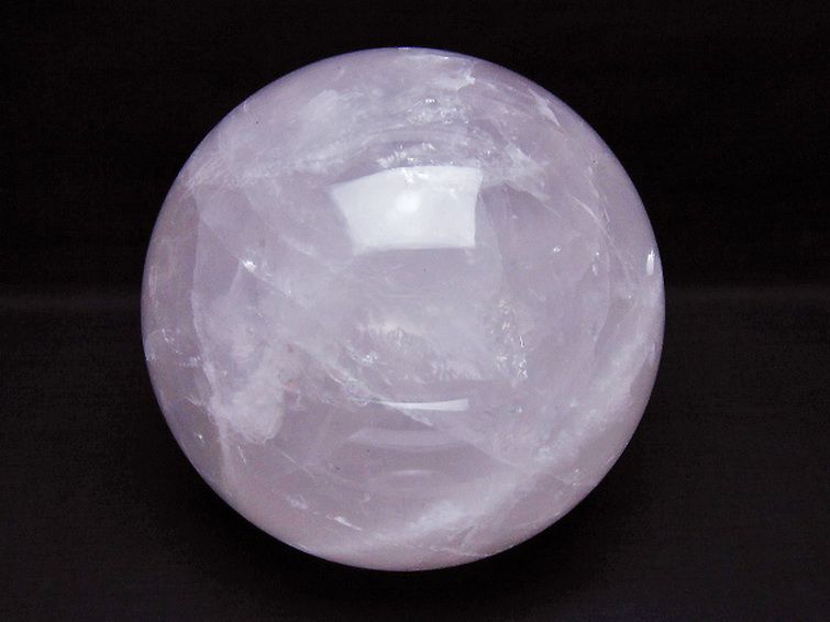 3.4Kg ローズクォーツ 丸玉 140mm [T456-15290] 1枚目