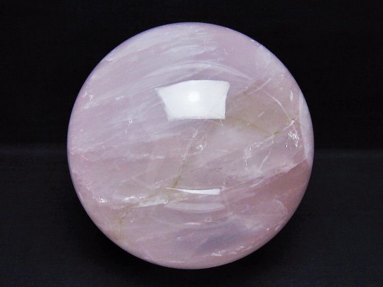 3.5Kg ローズクォーツ 丸玉 140mm [T456-15291] 1枚目