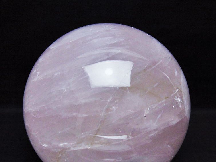 3.5Kg ローズクォーツ 丸玉 140mm [T456-15291] 2枚目