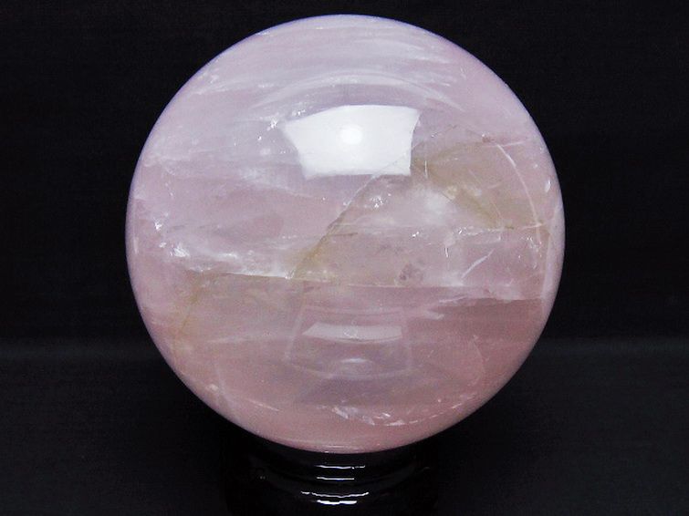 3.5Kg ローズクォーツ 丸玉 140mm [T456-15291] 3枚目