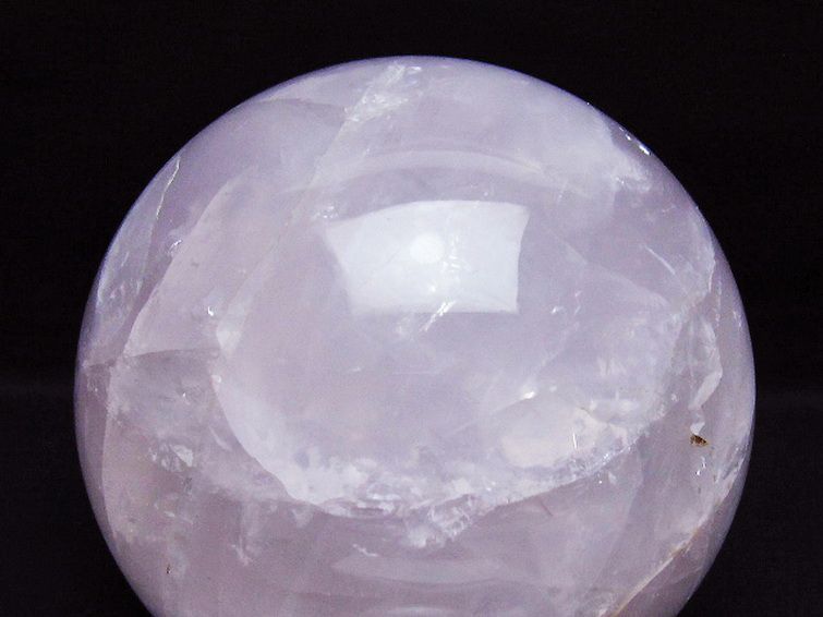 5.1Kg ローズクォーツ 丸玉 160mm [t456-15296] 2枚目