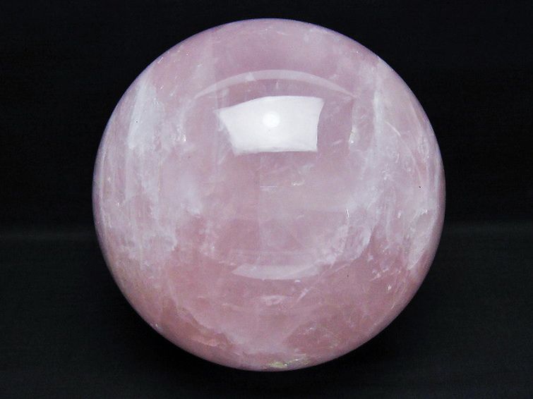 5Kg ローズクォーツ 丸玉 157mm [T456-15297] 1枚目
