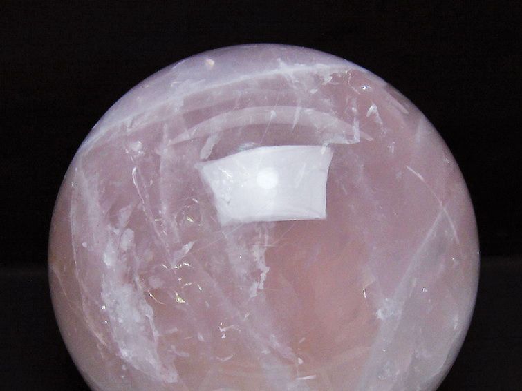 9Kg ローズクォーツ 丸玉 190mm [t456-15317] 2枚目