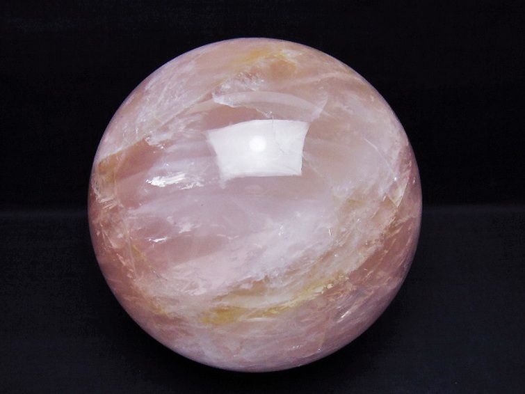 6.8Kg ローズクォーツ 丸玉 175mm [t456-15318] 1枚目