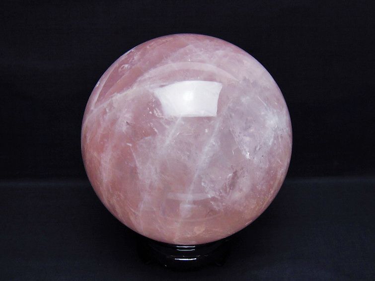 6.8Kg ローズクォーツ 丸玉 175mm [t456-15318] 3枚目