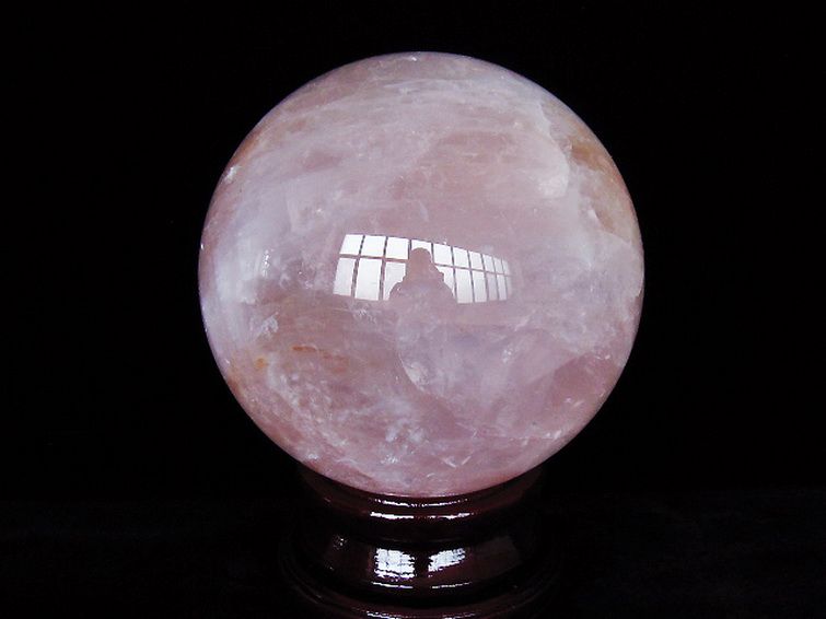 19.2Kg ローズクォーツ 丸玉 244mm 同梱不可 [T456-15322] 3枚目