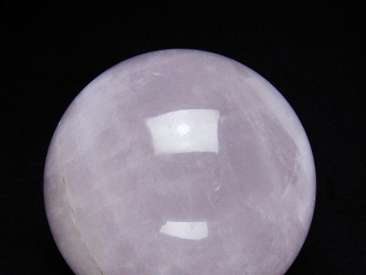 ローズクォーツ 丸玉 55mm [t456-15330] 2枚目