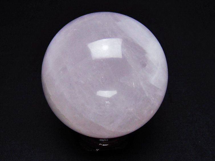 ローズクォーツ 丸玉 55mm [t456-15330] 3枚目