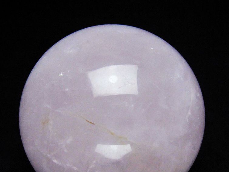 ローズクォーツ 丸玉 64mm [t456-15342] 2枚目