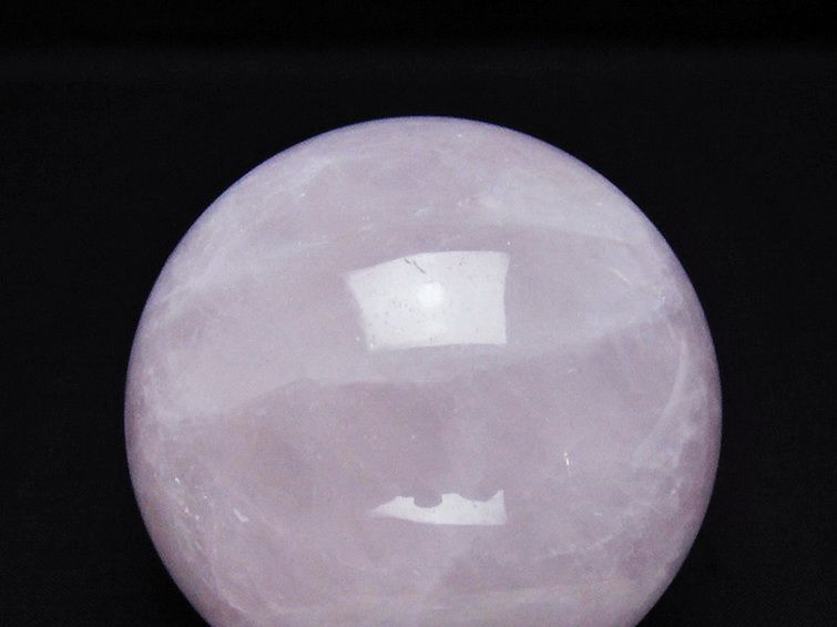 ローズクォーツ 丸玉 69mm [t456-15355] 2枚目