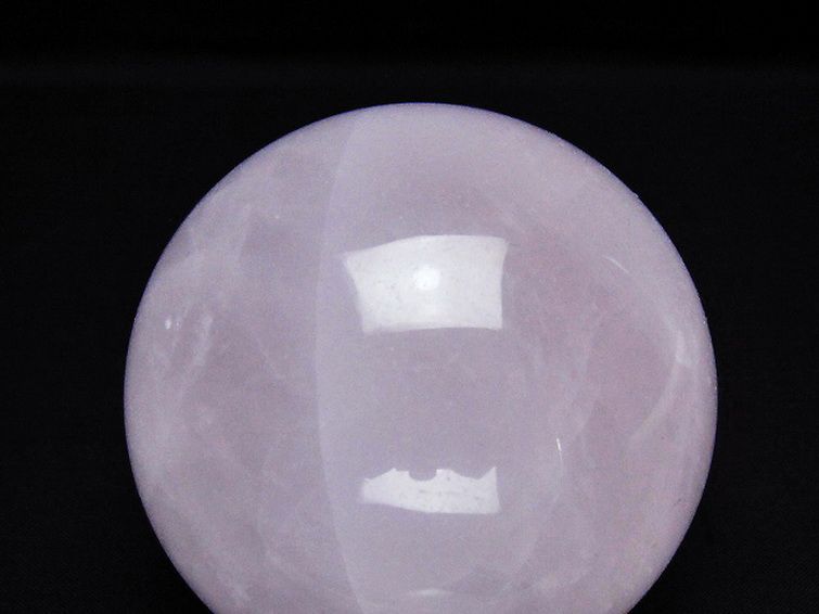 ローズクォーツ 丸玉 75mm [t456-15369] 2枚目