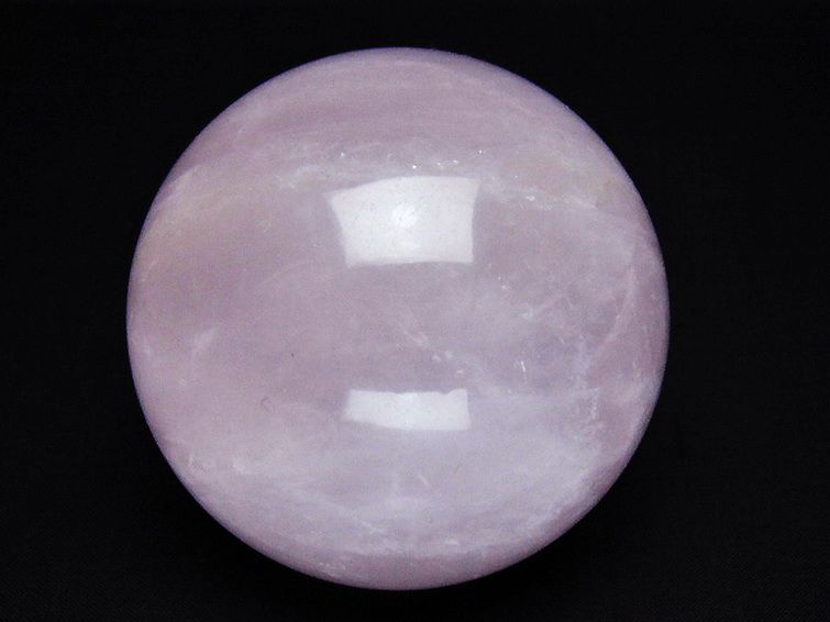 ローズクォーツ 丸玉 77mm [T456-15381] 1枚目