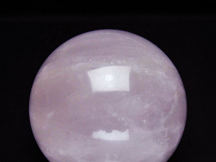 ローズクォーツ 丸玉 77mm [T456-15381] 2枚目