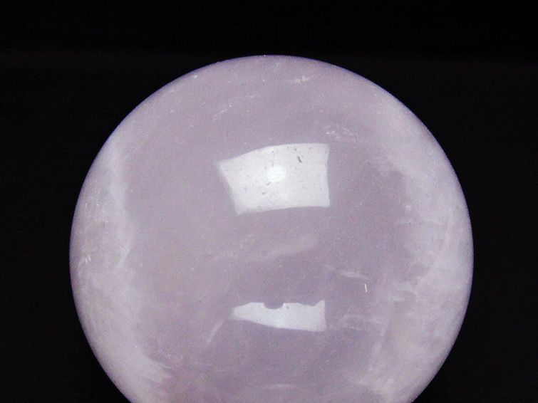 ローズクォーツ 丸玉 78mm [t456-15386] 2枚目