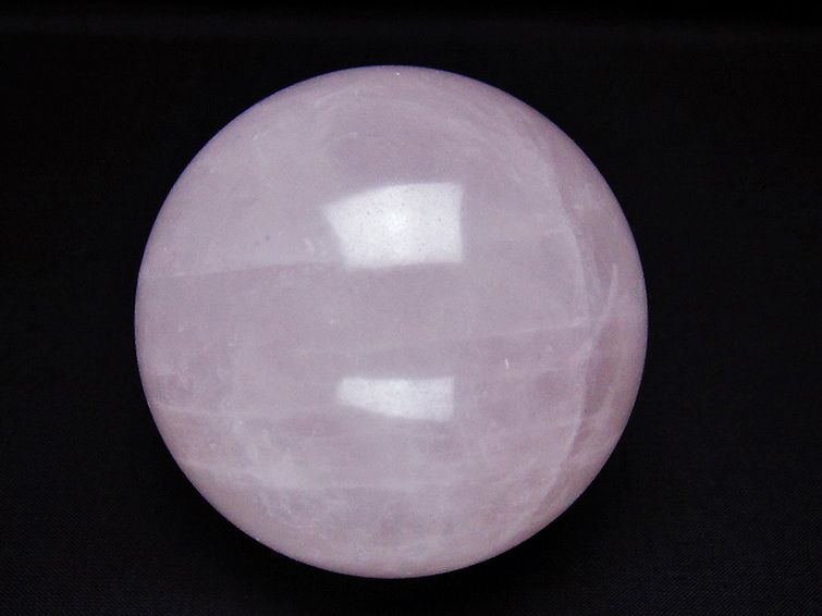 ローズクォーツ 丸玉 74mm [t456-15392] 1枚目