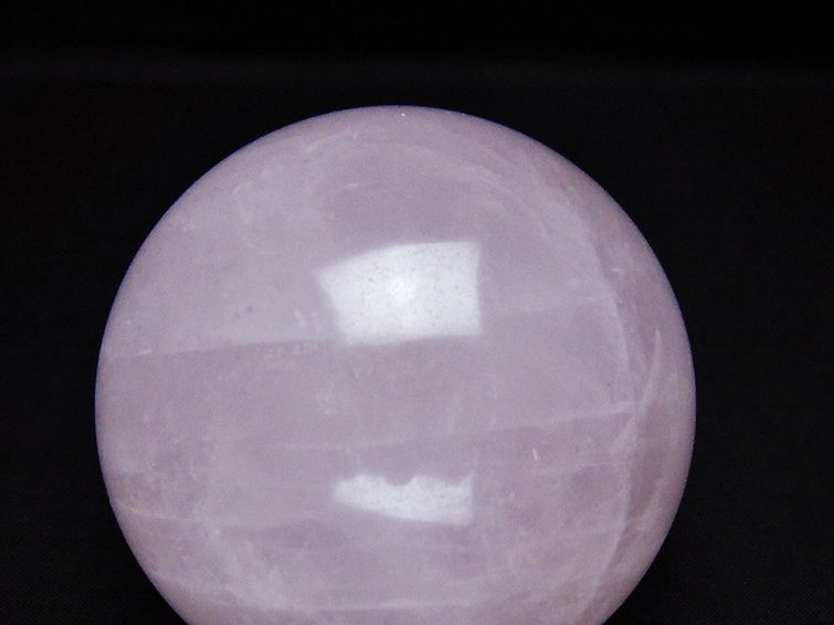 ローズクォーツ 丸玉 74mm [t456-15392] 2枚目