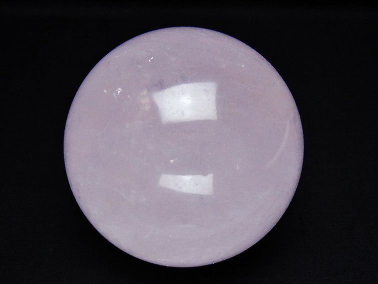 ローズクォーツ 丸玉 73mm [t456-15400] 1枚目