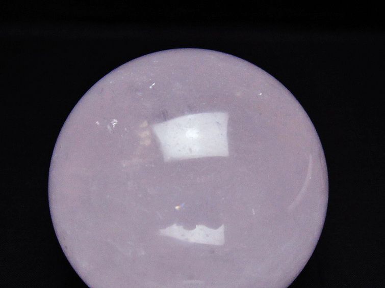 ローズクォーツ 丸玉 73mm [t456-15400] 2枚目