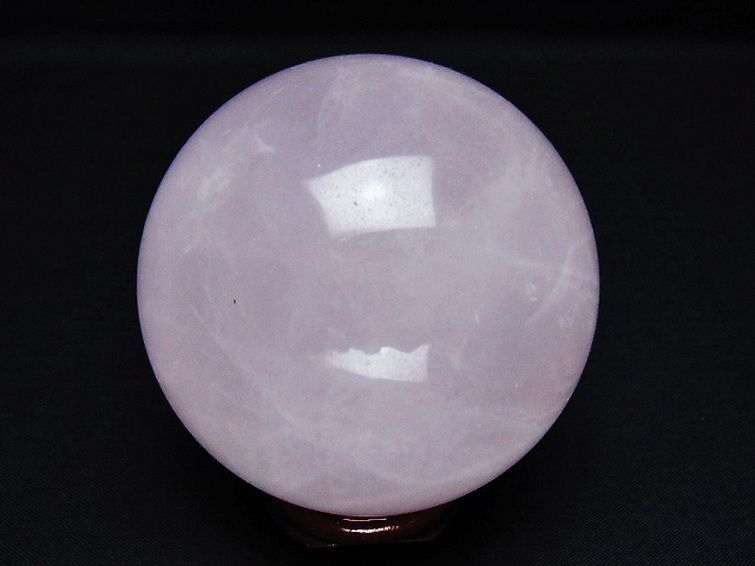 ローズクォーツ 丸玉 70mm [t456-15405] 3枚目