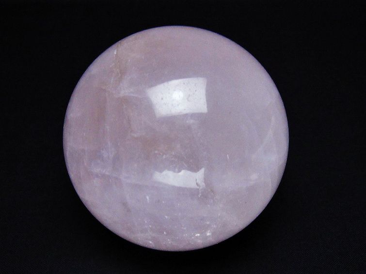 ローズクォーツ 丸玉 70mm [t456-15410] 1枚目