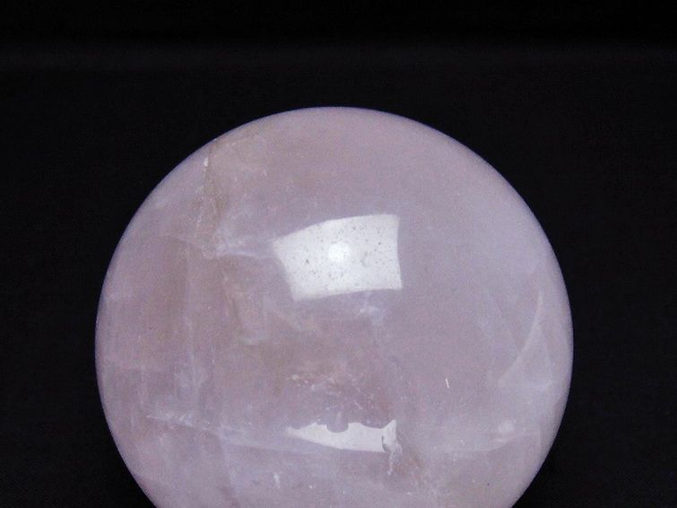 ローズクォーツ 丸玉 70mm [t456-15410] 2枚目