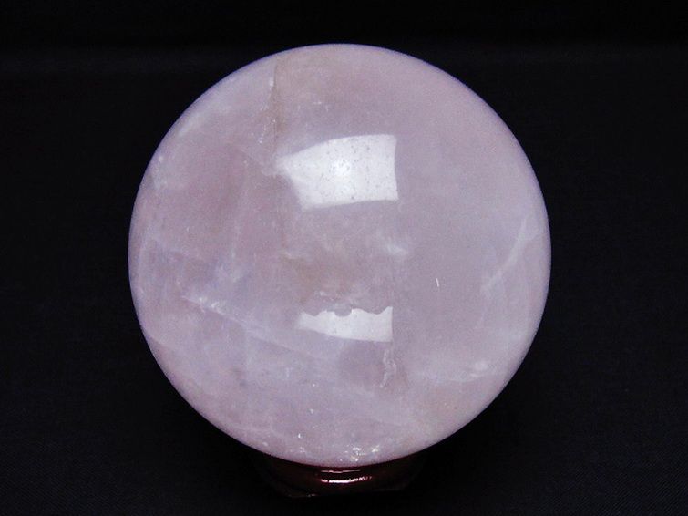 ローズクォーツ 丸玉 70mm [t456-15410] 3枚目